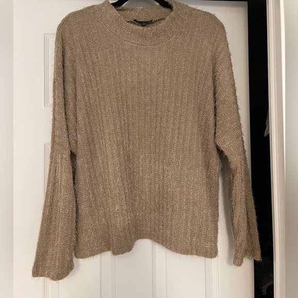 Lane Bryant Sweaters - Lane Bryant tan fur sweater